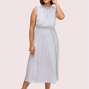 KATESPADE Wavy Dot Silk Dress